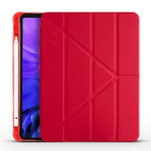 Vendas Apple iPad Air 11 2024 Kılıf Zore Tri Folding Kalem Bölmeli Standlı Kılıf - 3
