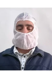 cengizgrup Tela Tek Kullanımlık Astronot Bone Yüz Boyun Kısmı Lastikli 10 Adet thumbnail 1