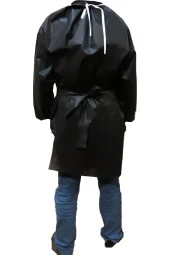 cengizgrup Tek Kullanımlık Ziyaretçi Önlüğü Siyah 50 G XL thumbnail 2