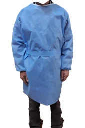 cengizgrup Tek Kullanımlık Tela Ziyaretçi Önlüğü Mavi 50 Gram Tela L Beden 10 Adet thumbnail 2