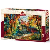 Art Puzzle 500 Parça Sonbahar Treni 5096 - 1