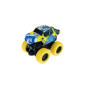 Oyuncak Mini Ofroad Araba Sürtmeli Kamuflaj Kaplama Araba 10 Cm - 4