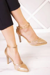Erkan Saçmacı Liana Bronz Kaplama Fileli Stiletto - 1