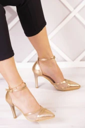 Erkan Saçmacı Liana Bronz Kaplama Fileli Stiletto - 2