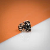 Zirkon Taşlı  925 Ayar Erkek  Gümüş (Silver)Yüzük - 1