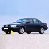 Audi A6 1994-1997 Ön Tampon Sol Sis Izgara Kapağı 4A0807345J thumbnail 1