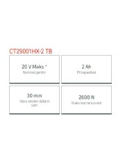 CROWN AKÜLÜ DAL BUDAMA MAKASI 20V 2AH CT29001HX2TB - 5