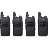 WLN Kd-C1 Pmr El Telsizi 4'lü Ful Set + Kulaklık thumbnail 1