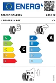 Falken 175/65 R14 TL 86T XL SINCERA SN110 ECORUN Yaz Lastiği (Üretim Tarihi:2024) - 2