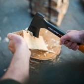 Fiskars Parçalama Baltası XS X7 + Bileme Seti 1020 - 5