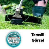 Motorlu Tırpan Burgulu Yuvarlak Misina 3.0 mm 56 Metre Çim Ot Biçme Teli Extra Güçlü Profesyonel - 4