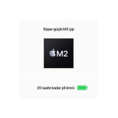 Apple MacBook Pro M2 8 GB 512 GB SSD 13.3" MNEJ3TU/A Uzay Grisi - 3