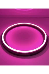 6*9 OVAL Neon led midrange kasnağı PEMBE (1 ÇİFT) - 1