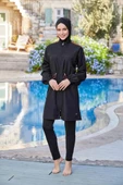 Maresiva 8267 Siyah Tam Kapalı Tasarım Tesettür Mayo thumbnail 1