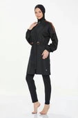 Maresiva 8267 Siyah Tam Kapalı Tasarım Tesettür Mayo thumbnail 7