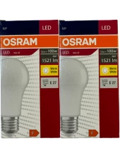 Osram 13W (100W) 2700K (Sarı Işık) E27 Duylu Led Ampul (2 Adet) thumbnail 1