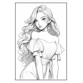 Anime Barbi Boyama Kitabı (60 Süper Boyama) - 5