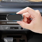 Zhltools Araç İçi 360 Derece Dönebilen Mıknatıslı Torpido Üstü Telefon Tutucu Siyah thumbnail 4