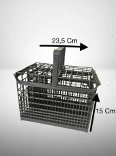 Her Markaya Uyumlu Bulaşık Makinesi Çatal Kaşık Sepeti - 1