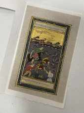 Doğanın Vahşeti Adlı El Yapımı Minyatür Resim 21x12 cm thumbnail 3