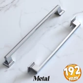 Gama 192 mm Krom Metal Kulp Mobilya Mutfak Dolabı Dolap Kapak Çekmece Kulpları Kulbu Kulpu 19.2 cm thumbnail 1