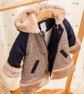 Babyhola Kız Erkek Çocuk Kapüşonlu Kaban 13415 - 4