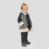 Babyhola Kız Erkek Çocuk Kapüşonlu Kaban 13415 - 8