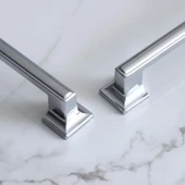 Gama 224 mm Krom Metal Kulp Mobilya Dolap Mutfak Dolabı Kapak Çekmece Kulpları Kulbu Kulpu 22.4 cm - 6