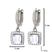 Baget Zirkon Taşlı Gümüş Küpe GKP-110 thumbnail 5