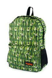 Bambu Desenli Dijital Baskılı Unisex Günlük Kullanım ve Okul Sırt Çantası - 3