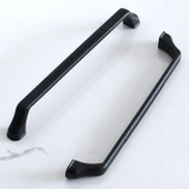 Defne 224 mm Siyah Kulp Mobilya Mutfak Çekmece Dolap Dolabı Kapak Kulbu Kulpları Kulpu Metal 22.4 mm - 2