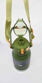 Shotay Phone Holder ST-8250 Kulplu-Askılı Pipetli-Pipetsiz 2 farklı kullanım 1000ml Matara Yeşil - 3