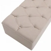 Zümre Sandıklı Puf Krem Yatak Odası Ayak Ucu Oturma Odası Antre - 4