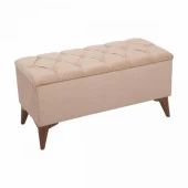 Zümre Sandıklı Puf Açık Kahve Yatak Odası Ayak Ucu Oturma Odası Antre - 2