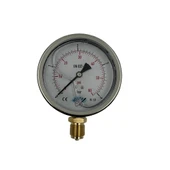 Manometre Gliserinli Alttan Çıkışlı Q100 - 0 - 4 Bar 1/2 - 1