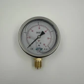 Manometre Gliserinli Alttan Çıkışlı Q100 - 0 - 4 Bar 1/2 - 3