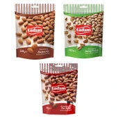 Tadım Badem-Antep Fıstığı-Yer Fıstığı 180 gr 3 lü Karma Paket - 1