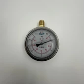 Manometre Gliserinli Alttan Çıkışlı Q63 - 0 - 6 Bar 1/4 thumbnail 4