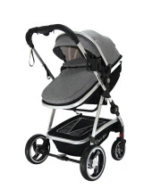 Yoyko City Seyahat Sistem Bebek Arabası 3 in 1 Gri thumbnail 3