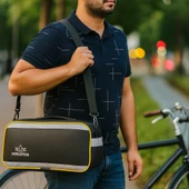 Perlotus 35 LT Arka Bagaj Heybeli Reflektörlü Askılı Büyük Bisiklet Çantası - 3