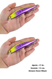 Rapala Lures Yapay Yem Turna Levrek Lüfer Ailesi Suni Yem 2 Adet 17Gr.13 cm. thumbnail 1