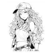 Anime Kız ve Erkek Boyama Kitabı - 3