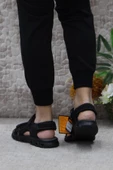 Dockers By Gerli 236810 Siyah Rahat Orijinal Ürün Esnek Erkek Sandalet - 4