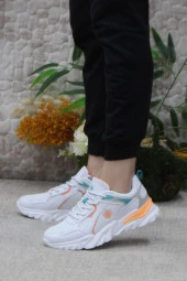 Lumberjack Emılıa Beyaz Turuncu Hafif Rahat Orijinal Ürün Kadın Spor Ayakkabı thumbnail 3