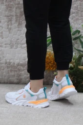 Lumberjack Emılıa Beyaz Turuncu Hafif Rahat Orijinal Ürün Kadın Spor Ayakkabı thumbnail 4