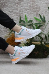 Lumberjack Emılıa Beyaz Turuncu Hafif Rahat Orijinal Ürün Kadın Spor Ayakkabı thumbnail 5