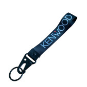 KENWOOD YAZILI ÇİFT TARAFLI NAYLON KUMAŞ ANAHTARLIK - 1