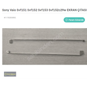 Sony Vaio Svf151 Svf152 Svf153 Svf152c29w EKRAN ÇITASI BRAKET - 1