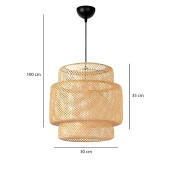 Homing Exclusive Evora Orjinal Bambu Hasır Sarkıt AYD-3564 - 4