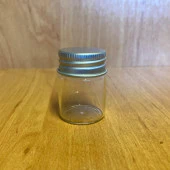 15 cc Cam Kavanoz  - Metal Kapaklı - 15ml Kapaklı Cam Kavanoz  x 10 Adet thumbnail 1